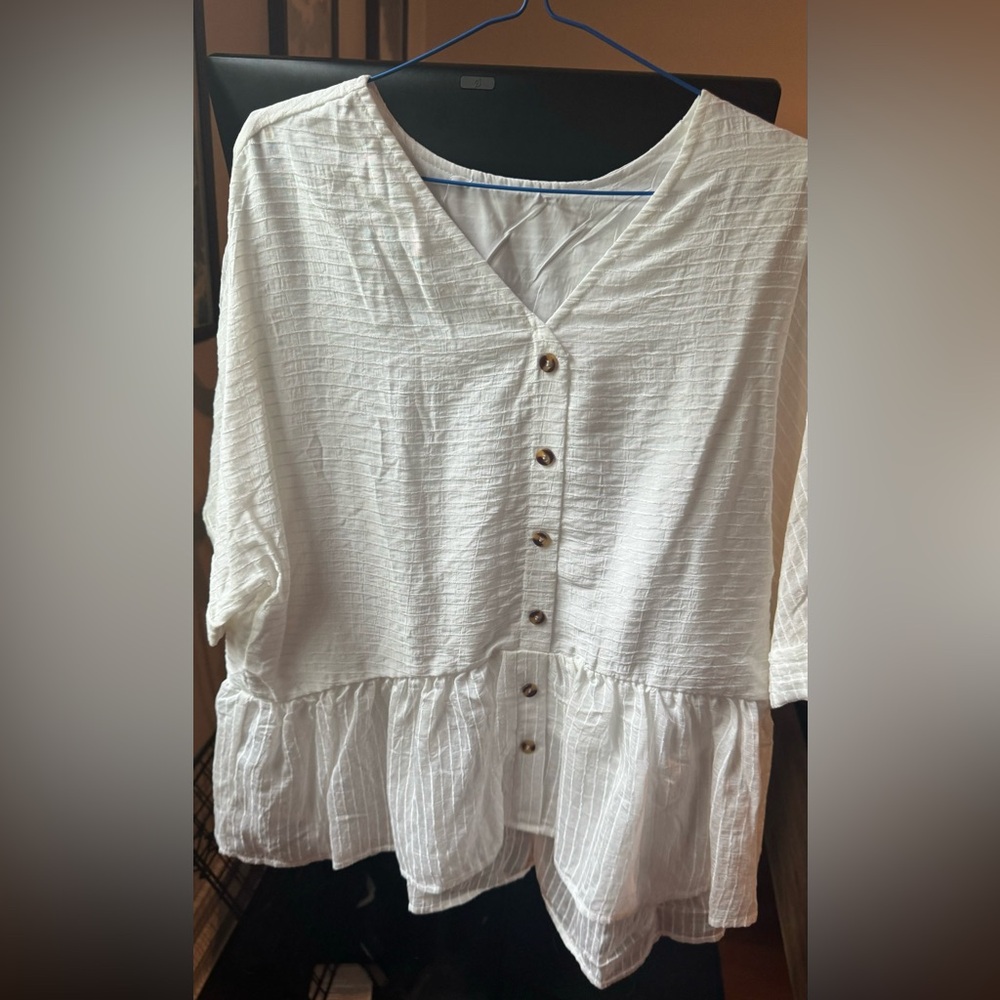 Off-white blouse